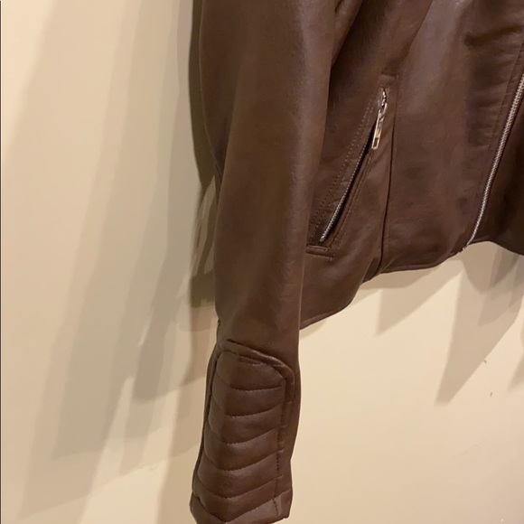 Vegan Leather Moto Jacket - Picture 3 of 5